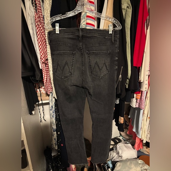 Mother Pixie Dazzler Ankle Fray in Night Shadow - Picture 2 of 4